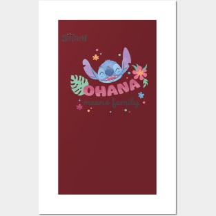 Stitch Ohana Means Family Posters and Art